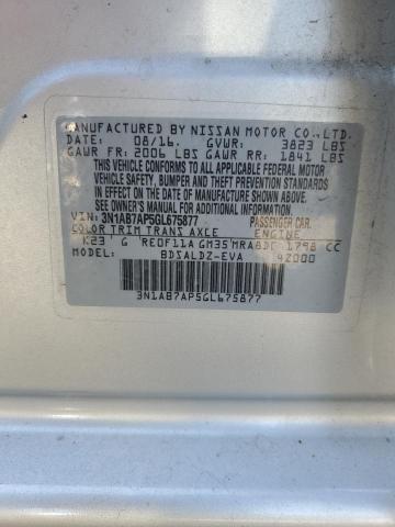 3N1AB7AP5GL675877 Nissan SENTRA S