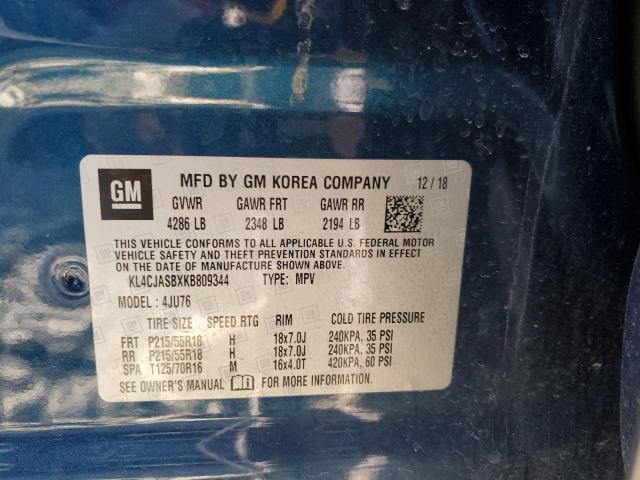 KL4CJASBXKB809344 Buick Encore Preferred