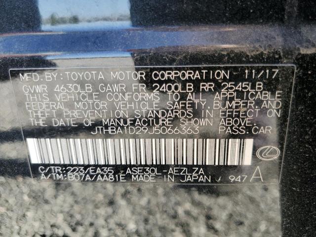 JTHBA1D29J5066363 Lexus IS 300