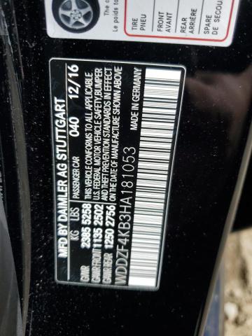 WDDZF4KB3HA181053 Mercedes-Benz E 300 4matic
