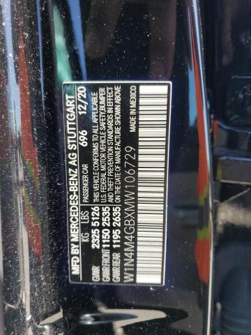 W1N4M4GBXMW106729 Mercedes-Benz GLB 250