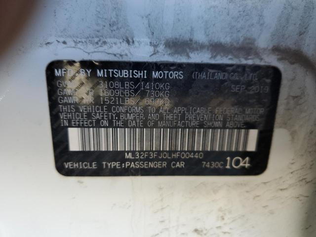 ML32F3FJ0LHF00440 Mitsubishi Mirage G4 Es