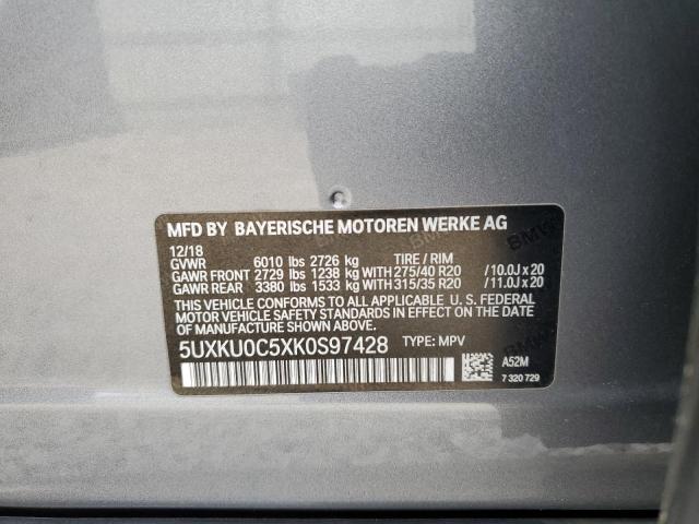 5UXKU0C5XK0S97428 BMW X6 Sdrive35i