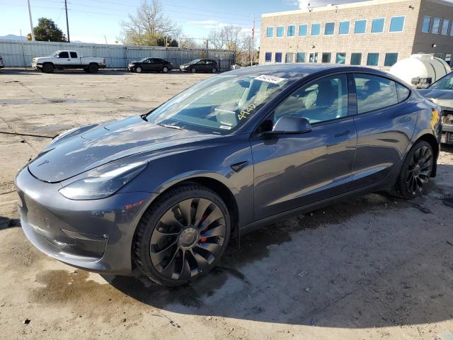 2022 Tesla Model 3 მანქანა იყიდება აუქციონზე, vin: 5YJ3E1EC7NF258970, აუქციონის ნომერი: 49424944