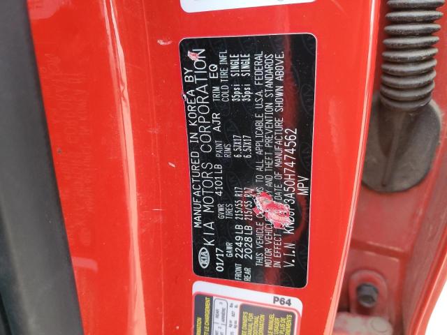 KNDJP3A50H7474562 KIA SOUL +