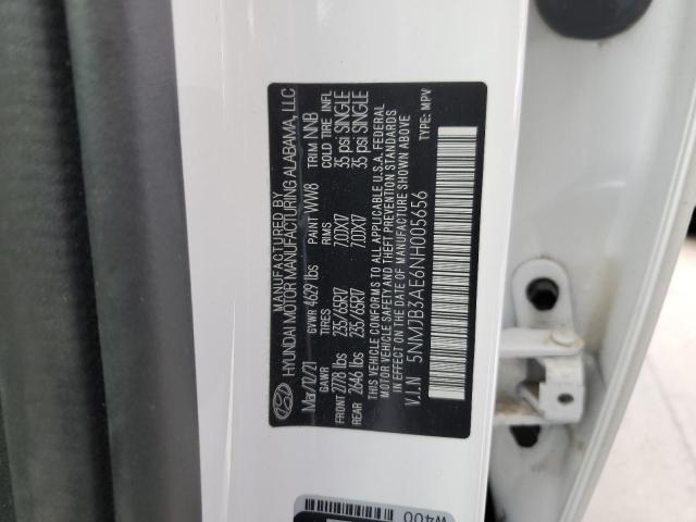 5NMJB3AE6NH005656 Hyundai TUCSON SEL