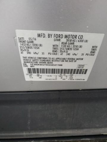 1FM5K8GT9GGD21188 Ford EXPLORER SPORT