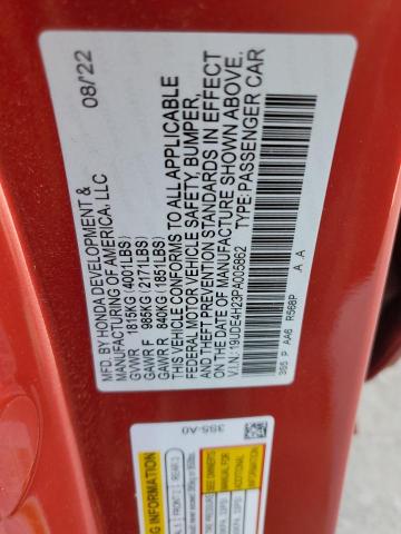 19UDE4H23PA005862 Acura Integra