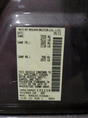 1N4AL3APXEC135118 Nissan ALTIMA 2.5