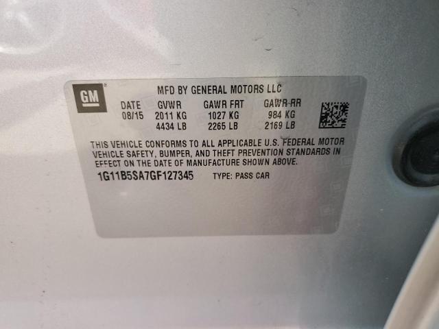 1G11B5SA7GF127345 Chevrolet Malibu Limited Ls