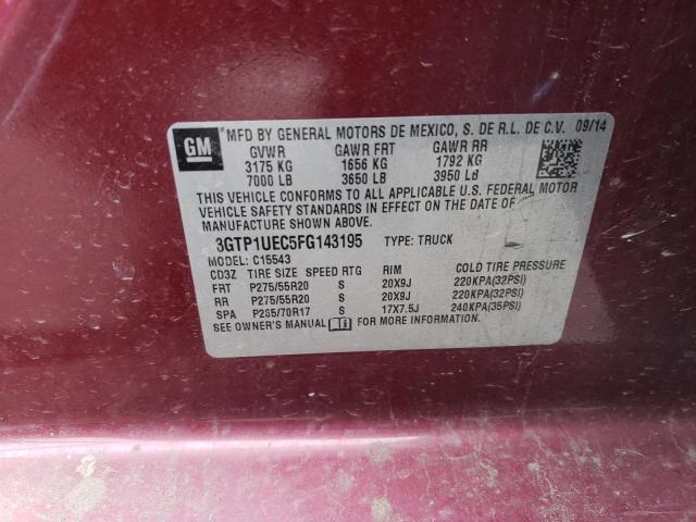 3GTP1UEC5FG143195 GMC Sierra C1500 Sle