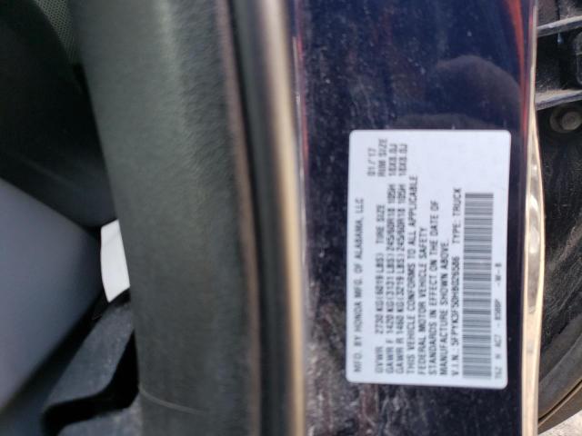 5FPYK3F50HB026586 Honda Ridgeline Rtl