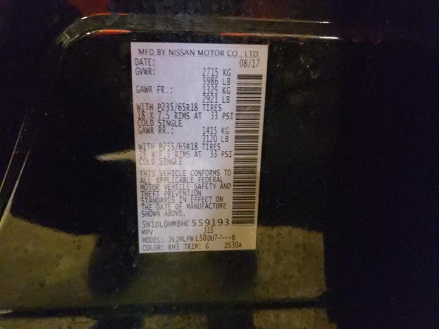 5N1DL0MM8HC559193 Infiniti QX60
