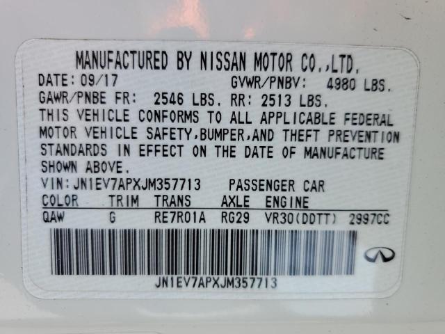 JN1EV7APXJM357713 Infiniti Q50 LUXE