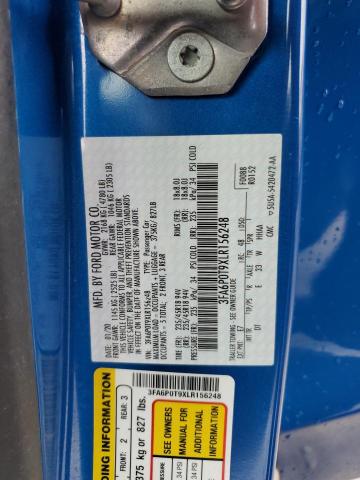 3FA6P0T9XLR156248 Ford FUSION SE