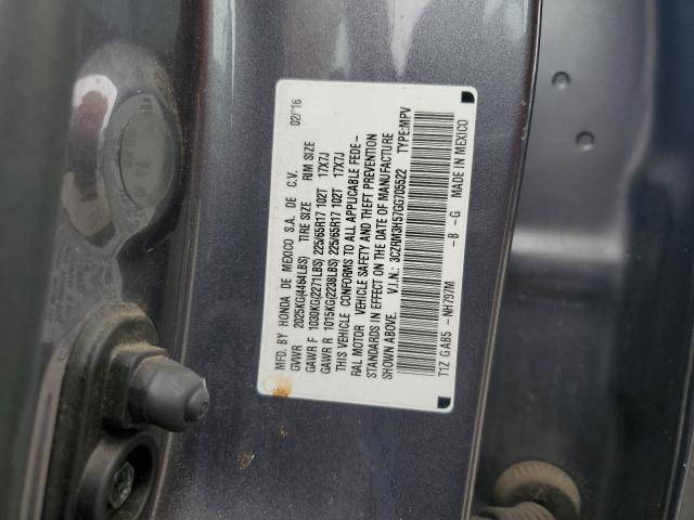3CZRM3H57GG705522 Honda CR-V EX