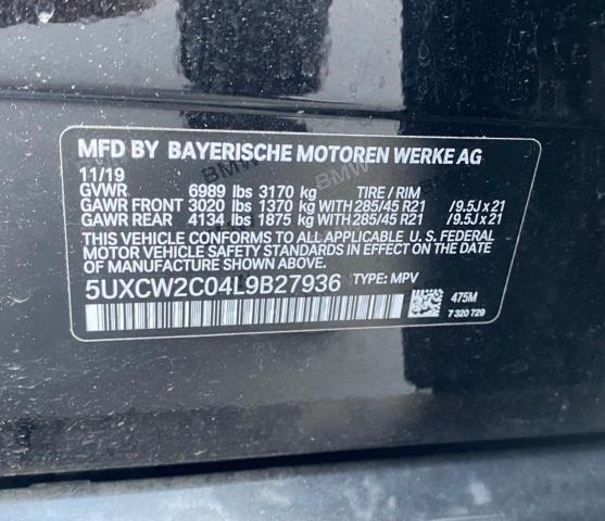 5UXCW2C04L9B27936 BMW X7 Xdrive40i