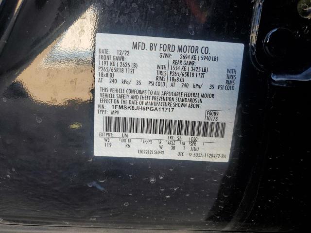 1FMSK8JH6PGA11717 Ford Explorer Timberline