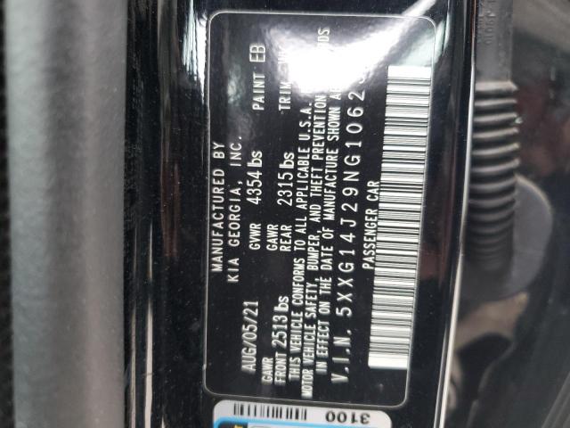 5XXG14J29NG106231 KIA K5 LXS