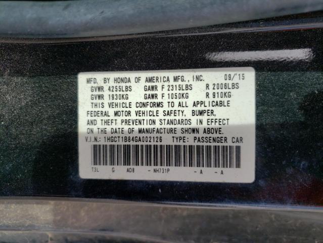 1HGCT1B84GA002126 Honda ACCORD EXL