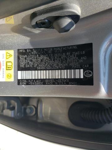 58ABK1GG4JU087413 Lexus ES 350