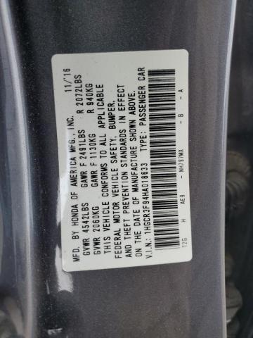 1HGCR3F94HA018633 Honda Accord Touring