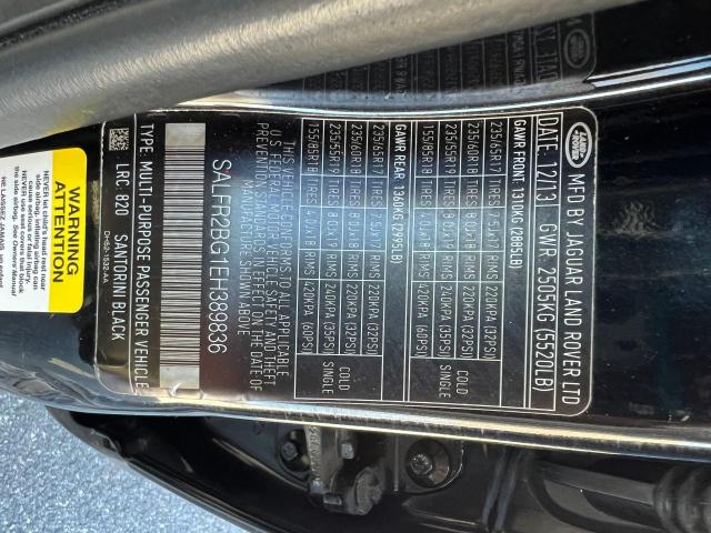SALFR2BG1EH389836 Land Rover LR2 HSE