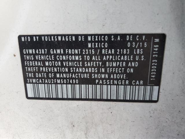 3VWCA7AU2FM507490 Volkswagen Golf Sportwagen Tdi S