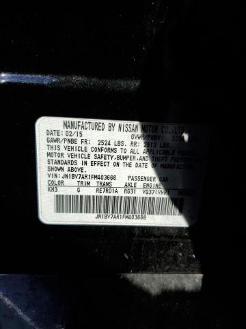 JN1BV7AR1FM403666 Infiniti Q50 BASE