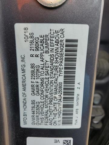 1HGCV1F34JA250800 Honda Accord Sport