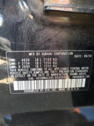 4S3BWAC69L3033305 Subaru Legacy Premium
