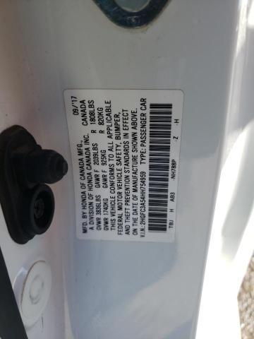 2HGFC3A54HH754959 Honda CIVIC SI