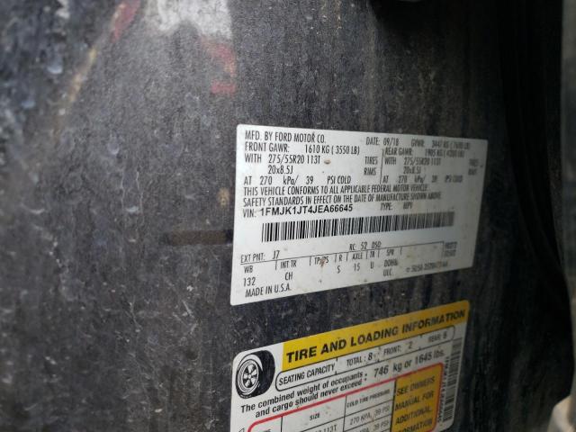 1FMJK1JT4JEA66645 Ford Expedition Max Xlt