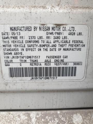 JN1BV7AP1EM671517 Infiniti Q50 BASE