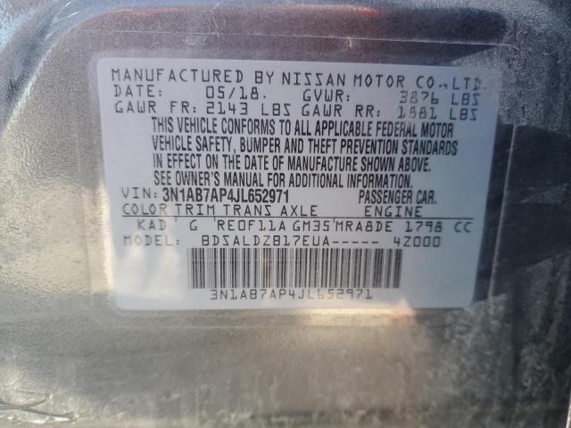 3N1AB7AP4JL652971 Nissan SENTRA S