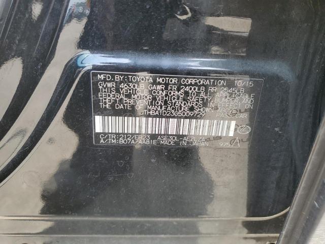 JTHBA1D23G5009729 Lexus IS 200T