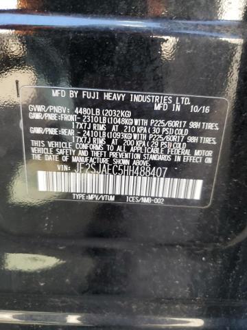 JF2SJAEC5HH488407 Subaru Forester 2.5i Premium