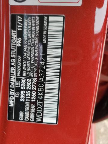 WDDZF4KB0JA372421 Mercedes-Benz E 300 4matic