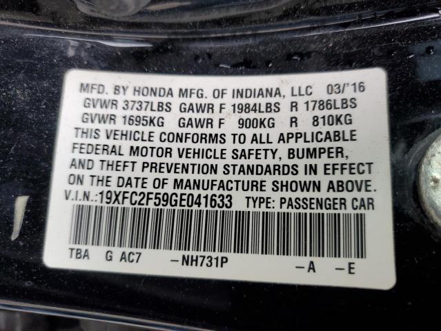 19XFC2F59GE041633 Honda Civic Lx