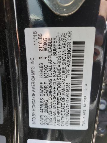 1HGCV1F34KA016285 Honda Accord Sport