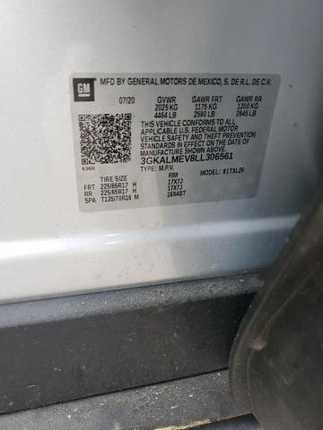 3GKALMEV8LL306561 GMC Terrain Sle