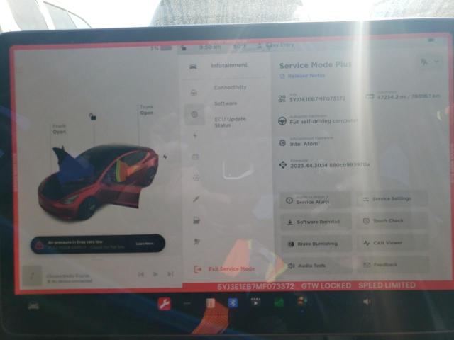 5YJ3E1EB7MF073372 Tesla MODEL 3