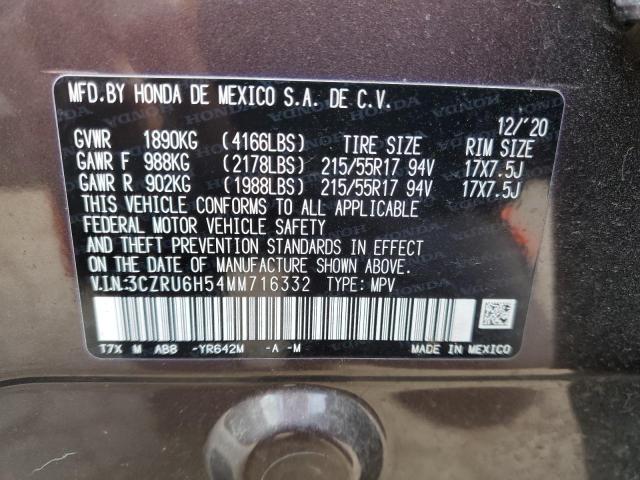 3CZRU6H54MM716332 Honda HR-V EX