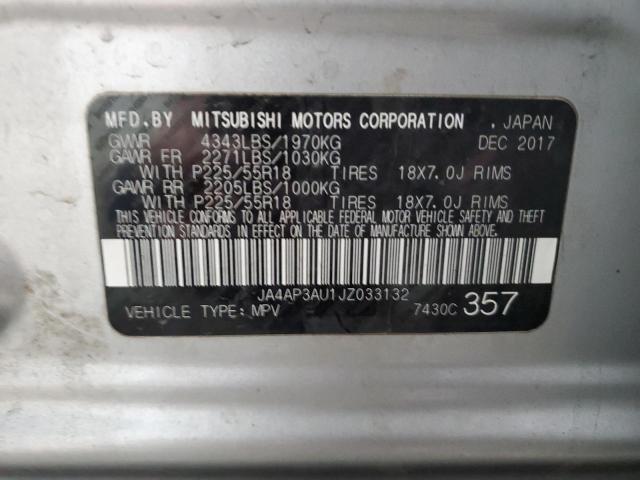JA4AP3AU1JZ033132 Mitsubishi Outlander Sport Es