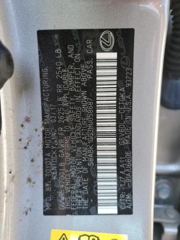 58ABK1GG3HU058687 Lexus ES 350