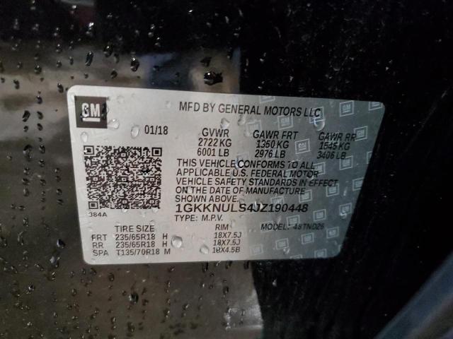 1GKKNULS4JZ190448 GMC Acadia Slt-1
