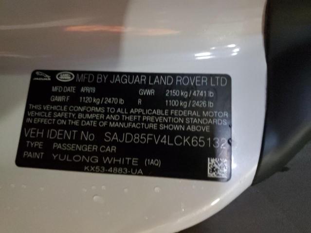 SAJD85FV4LCK65132 Jaguar F-type R Dynamic