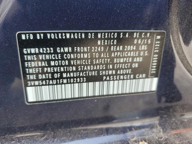 3VW547AU1FM102933 Volkswagen GTI