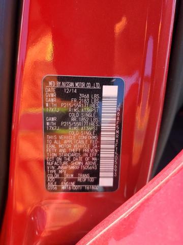 JN8AF5MRXFT505693 Nissan JUKE S