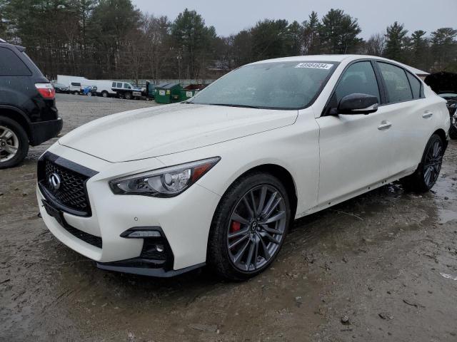 Auction sale of the 2022 Infiniti Q50 Red Sport 400, vin: JN1FV7DR1NM390266, lot number: 48984934